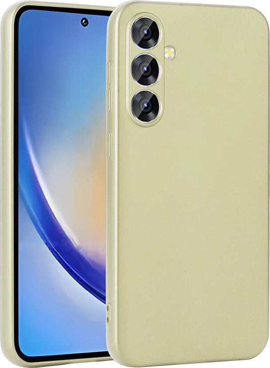 Galaxy A35 Kılıf Mnc Premier Silikon Kapak-Gold
