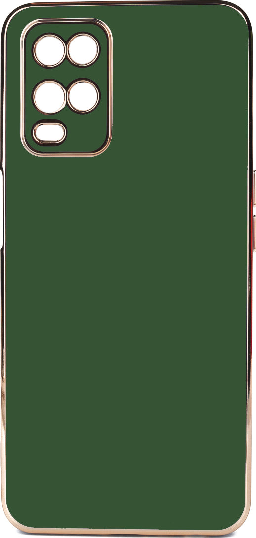 Oppo A54 4g Kılıf Mnc Bark Kapak-Koyu Yeşil
