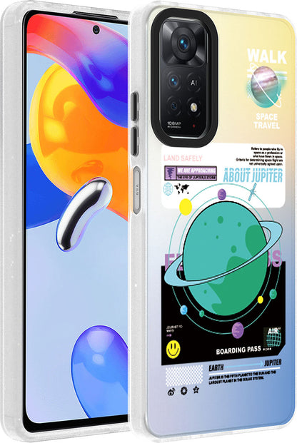 Xiaomi Redmi Note 11 Pro 5g Kılıf Desenli Mnc Dragon Sert Kapak-Gezegen