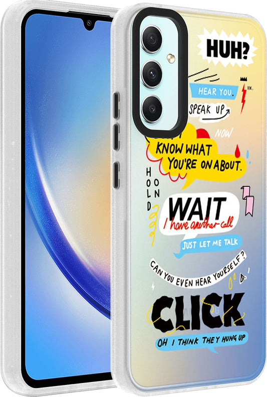 Galaxy A34 Kılıf Desenli Mnc Dragon Sert Kapak-Kelimeler