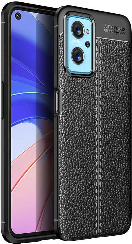 Oppo A96 4g Kılıf Mnc Niss Silikon Kapak-Siyah