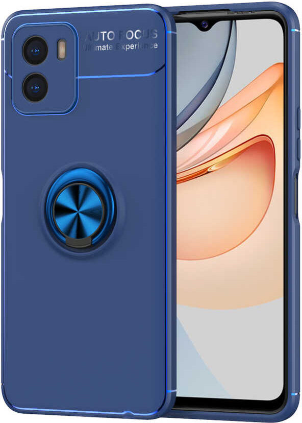 Vivo Y15S Kılıf Mnc Ravel Silikon Kapak-Mavi