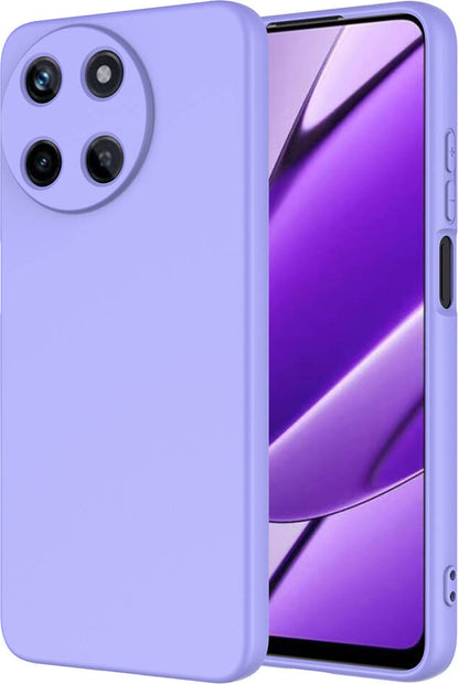 Realme 11 4g Kılıf Mnc Mara Laaakan Kapak-Lila