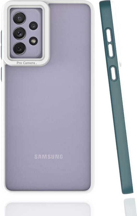 Galaxy A73 Kılıf Mnc Mima Kapak-Koyu Yeşil