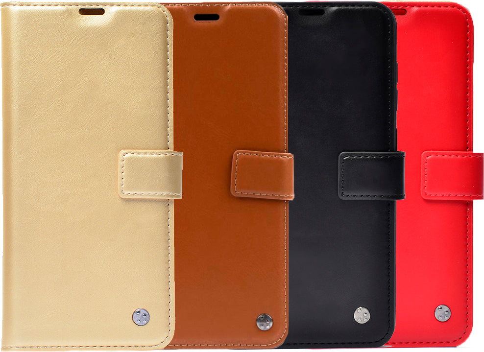 Reeder P13 Blue Plus 2022 Kılıf Mnc Kar Deluxe Kapaklı Kılıf-Kırmızı
