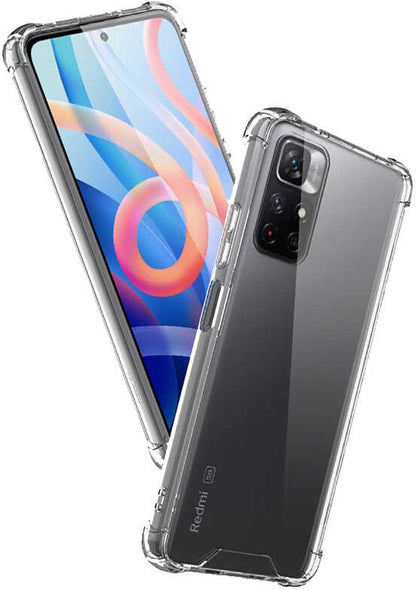 Xiaomi Redmi Note 11T 5g Kılıf Mnc Nitro Anti Shock Silikon-Renksiz