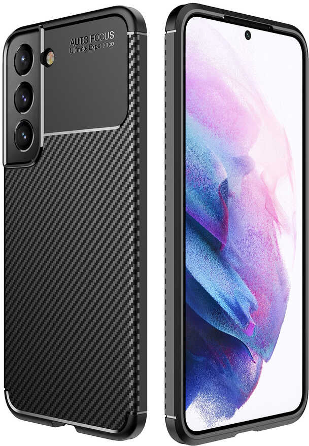 Galaxy S22 Plus Kılıf Mnc Negro Silikon Kapak-Siyah