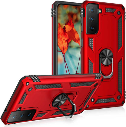 Galaxy S21 Fe Kılıf Mnc Vega Kapak-Kırmızı