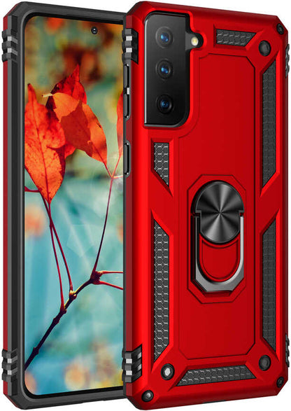 Galaxy S21 Fe Kılıf Mnc Vega Kapak-Kırmızı