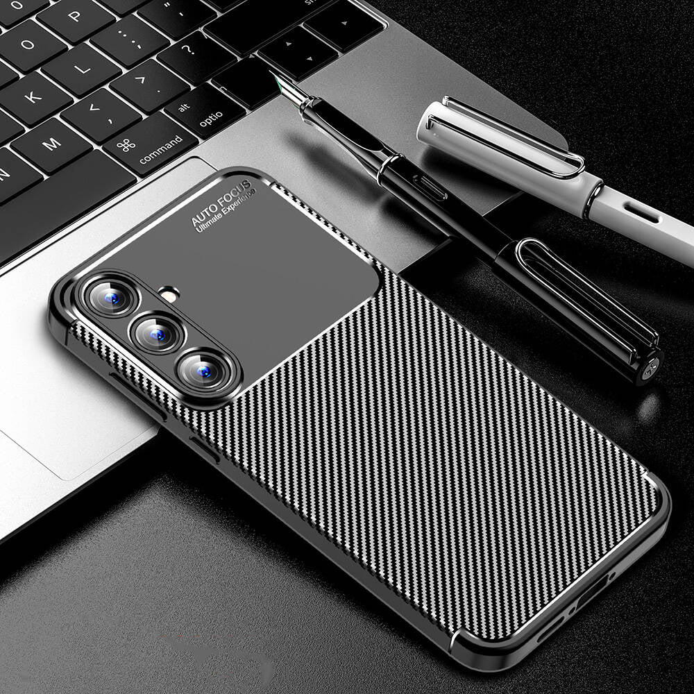 Galaxy A55 Kılıf Mnc Negro Silikon Kapak-Siyah