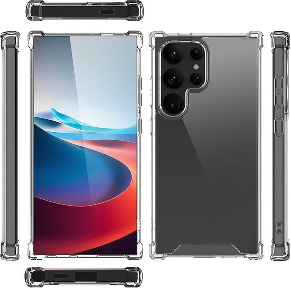 Galaxy S24 Ultra Kılıf Mnc Nitro Anti Shock Silikon-Renksiz