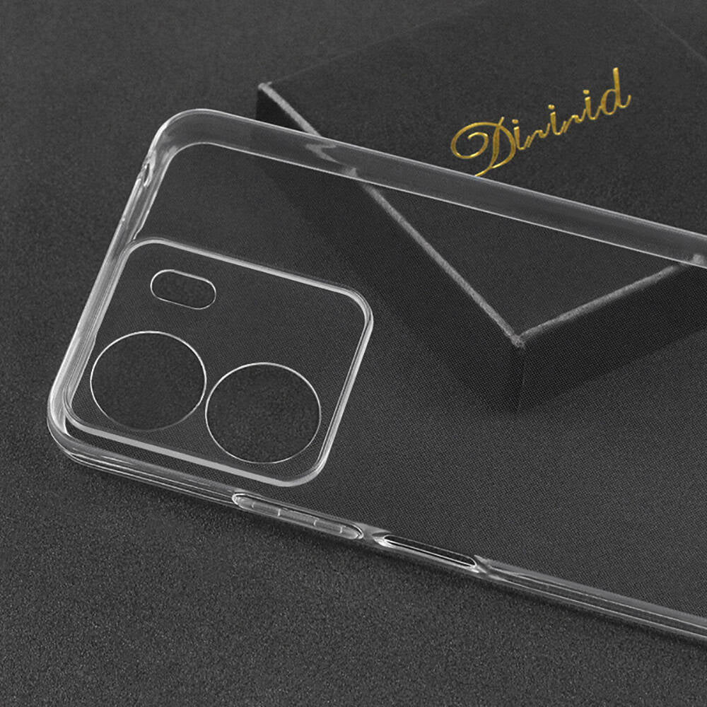 Xiaomi Redmi 13C Kılıf Mnc Süper Silikon Kapak-Renksiz
