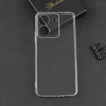 Xiaomi Redmi 13C Kılıf Mnc Süper Silikon Kapak-Renksiz