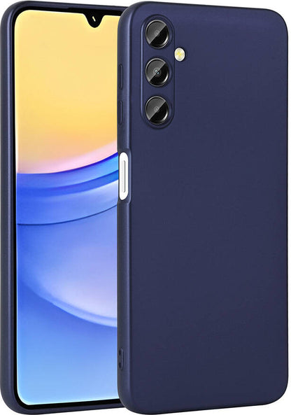 Galaxy A15 Kılıf Mnc Premier Silikon Kapak-Lacivert