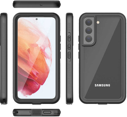 Galaxy S22 Plus Kılıf 1-1 Su Geçirmez Kılıf-Siyah