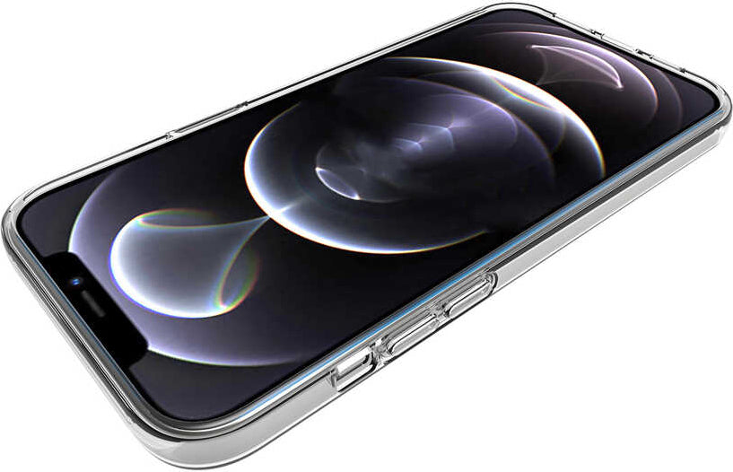 Apple iPhone 15 Pro Max Kılıf Mnc Süper Silikon Kapak-Renksiz