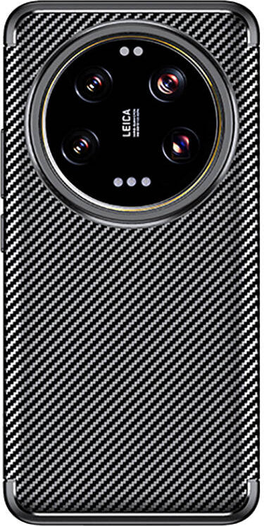 Xiaomi Mi 14 Ultra Kılıf Mnc Negro Silikon Kapak-Siyah