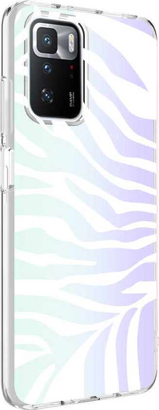 Xiaomi Redmi 10 Kılıf Mnc M-Blue Desenli Kapak-Zebra No1