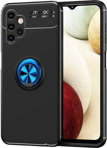 Galaxy A13 4g Kılıf Mnc Ravel Silikon Kapak-Siyah-Mavi