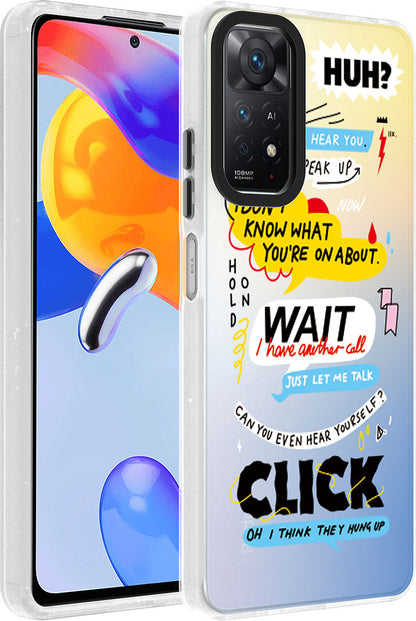 Xiaomi Redmi Note 11 Pro 5g Kılıf Desenli Mnc Dragon Sert Kapak-Kelimeler