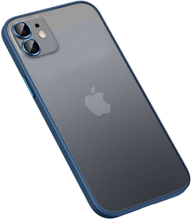 iPhone 12 Kılıf Mnc Retro Kapak-Lacivert
