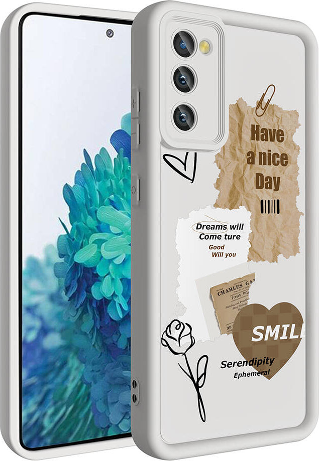 Galaxy S20 Fe Kılıf Kamera Korumalı Baskılı Arka Yüzey Mnc Klas Kapak-Siyah