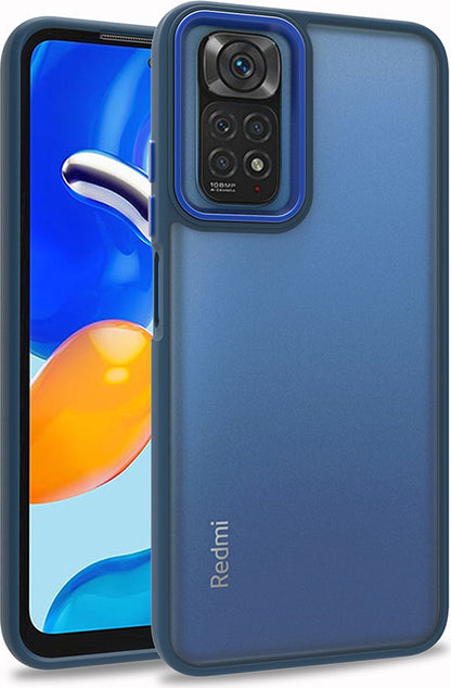 Xiaomi Redmi Note 11 Pro 5g Kılıf Mnc Flora Kapak-Mavi