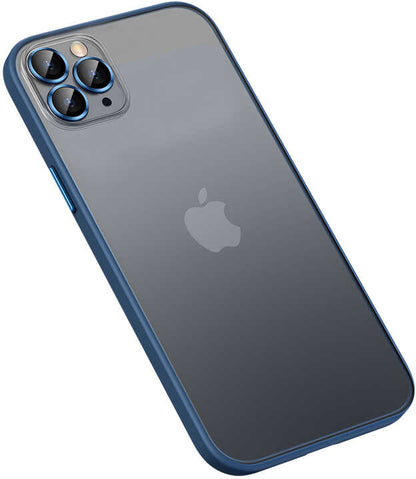 iPhone 12 Pro Max Kılıf Mnc Retro Kapak-Lacivert