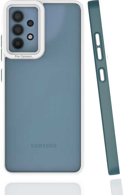 Galaxy A32 4g Kılıf Mnc Mima Kapak-Koyu Yeşil