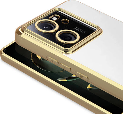 Xiaomi Mi 13T Kılıf Kamera Korumalı Logo Gösteren Mnc Omega Kapak-Siyah