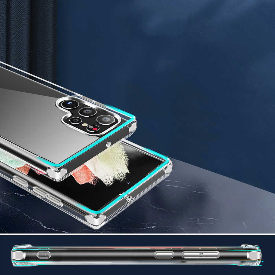 Galaxy S22 Ultra Kılıf Mnc Forst Kapak-Renksiz