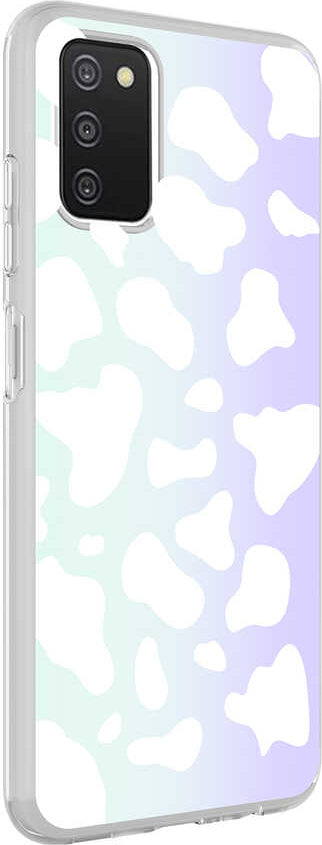Galaxy A03S Kılıf Mnc M-Blue Desenli Kapak-Cow No2