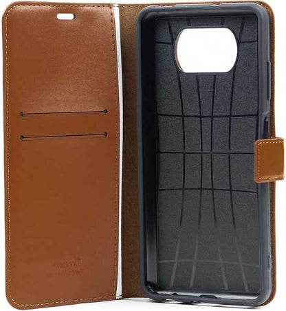 Galaxy S22 Ultra Kılıf Mnc Kar Deluxe Kapaklı Kılıf-Kırmızı