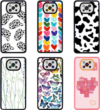 Xiaomi Poco X3 Kılıf Mnc M-Fit Desenli Kapak-Love Story No2