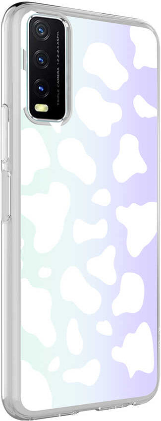 Vivo Y11S Kılıf Mnc M-Blue Desenli Kapak-Cow No2
