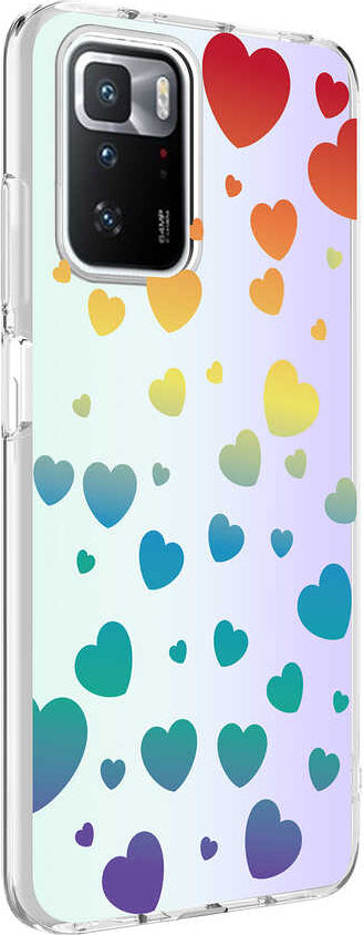Xiaomi Redmi 10 Kılıf Mnc M-Blue Desenli Kapak-Heart No3