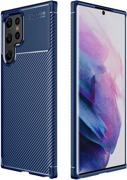Galaxy S22 Ultra Kılıf Mnc Negro Silikon Kapak-Lacivert