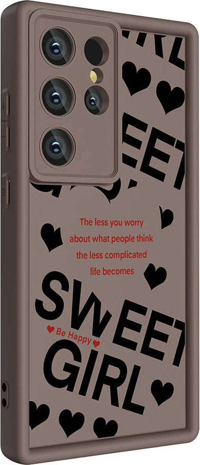 Galaxy S24 Ultra Kılıf Kamera Korumalı Baskılı Arka Yüzey Mnc Klas Kapak-Siyah