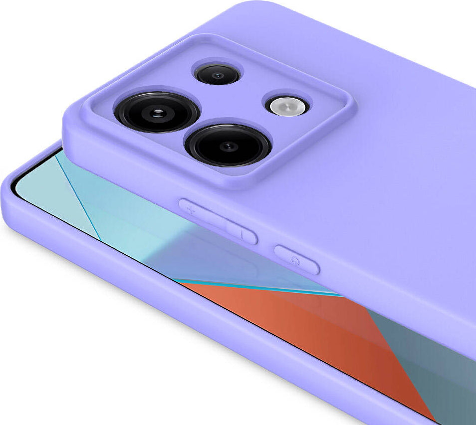 Xiaomi Redmi Note 13 Pro 5g Kılıf Mnc Mara Laaakan Kapak-Lila