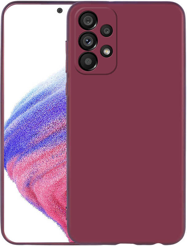 Galaxy A33 5g Kılıf Mnc Premier Silikon Kapak-Mürdüm