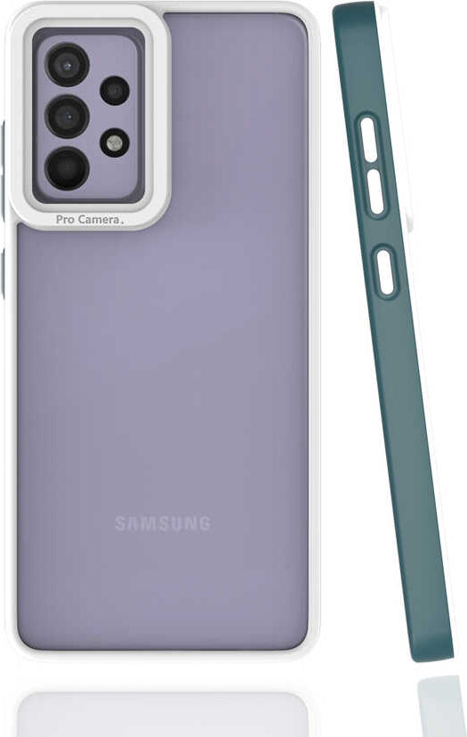 Galaxy A52 Kılıf Mnc Mima Kapak-Koyu Yeşil