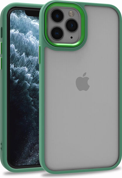 iPhone 11 Pro Kılıf Mnc Flora Kapak-Yeşil