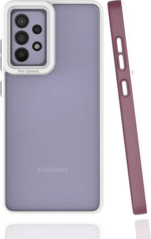 Galaxy A52 Kılıf Mnc Mima Kapak-Mürdüm