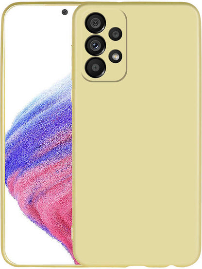 Galaxy A33 5g Kılıf Mnc Premier Silikon Kapak-Gold