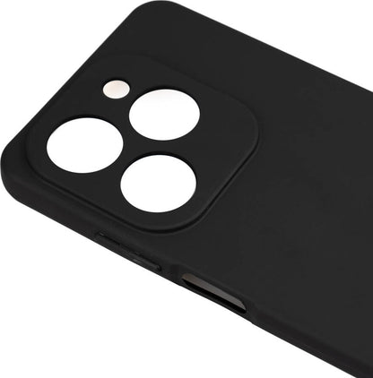 Infinix Hot 40 Kılıf Mnc Biye Silikon-Siyah