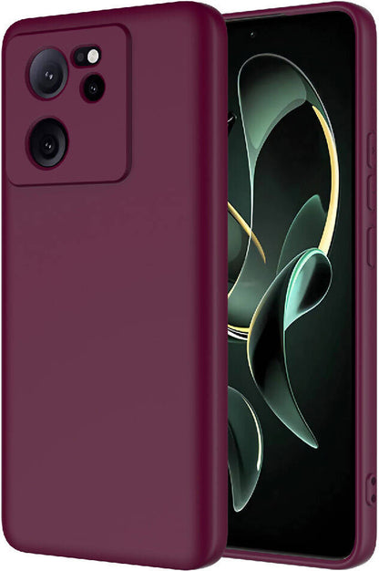 Xiaomi Mi 13T Kılıf Mnc Mara Laaakan Kapak-Koyu Mor