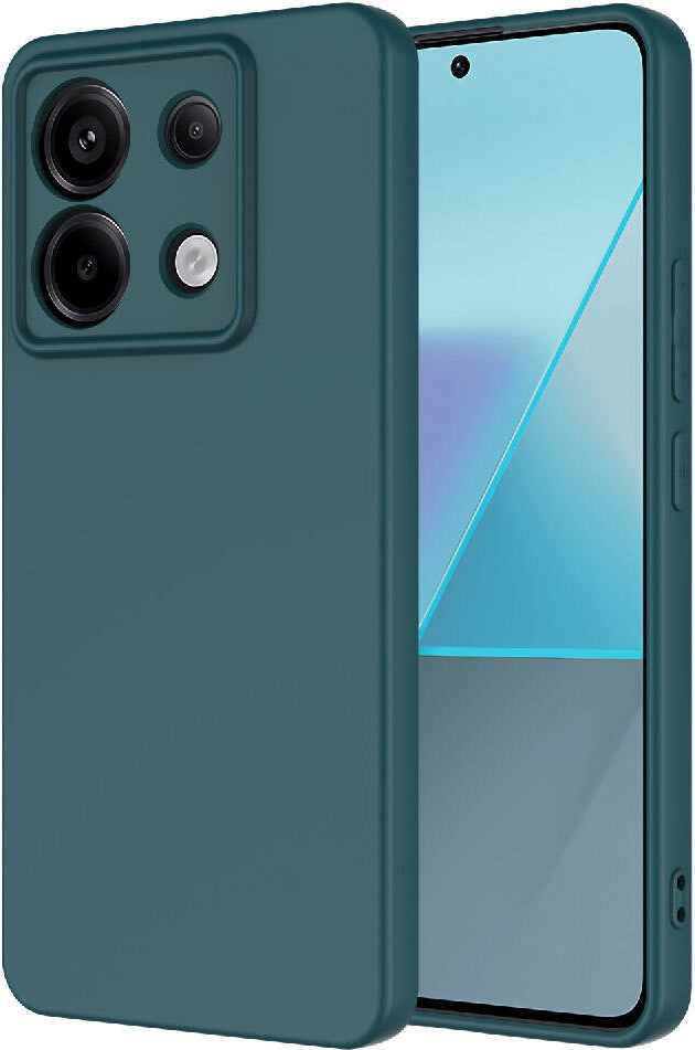 Xiaomi Redmi Note 13 Pro 5g Kılıf Mnc Mara Laaakan Kapak-Koyu Yeşil