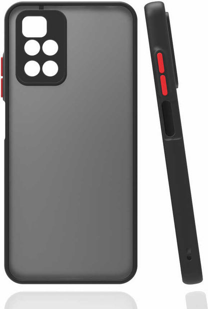 Xiaomi Redmi 10 Kılıf Mnc Hux Kapak-Siyah