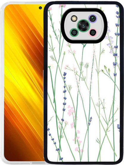 Xiaomi Poco X3 Kılıf Mnc M-Fit Desenli Kapak-Flower No4