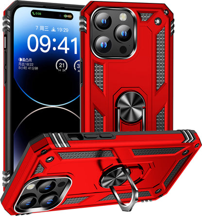 Apple iPhone 15 Pro Kılıf Mnc Vega Kapak-Kırmızı